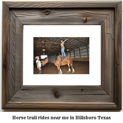 horse trail rides near me in Hillsboro, Texas